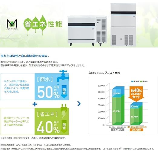 Amazon.co.jp: 業務用全自動製氷機 ホシザキ キューブアイスメーカー